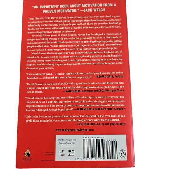 Taking People With You The Only Way To Make Big Things Happen By David Novak - Picture 3 of 5